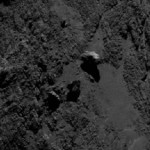 Rosetta Probe Spots Large Rocks Perfectly Balanced on Comet 67P