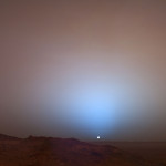 Sunsets on Mars are Blue VIDEO